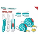 KIT DE  HERRAMIENTA 7 PZS TOTAL (TOS23034)