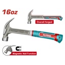 MARTILLO 16 OZ IMANTADO MANGO FIBRA DE VIDRIO INDUSTRIAL  SUPER TOTAL (THCH61016L)
