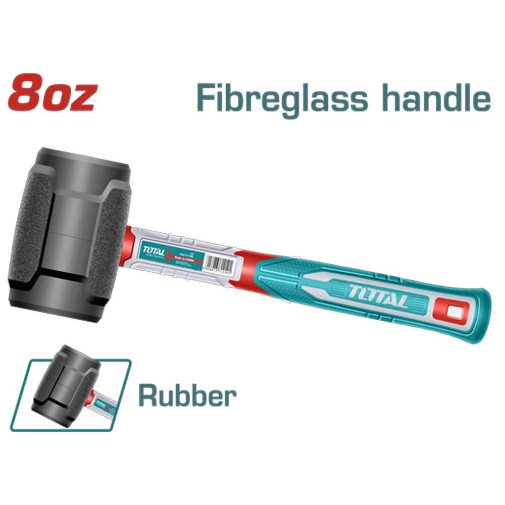 MARTILLO CHIPOTE 8OZ MANGO FIBRA VIDRIO SUPER TOTAL (THRUH6808)