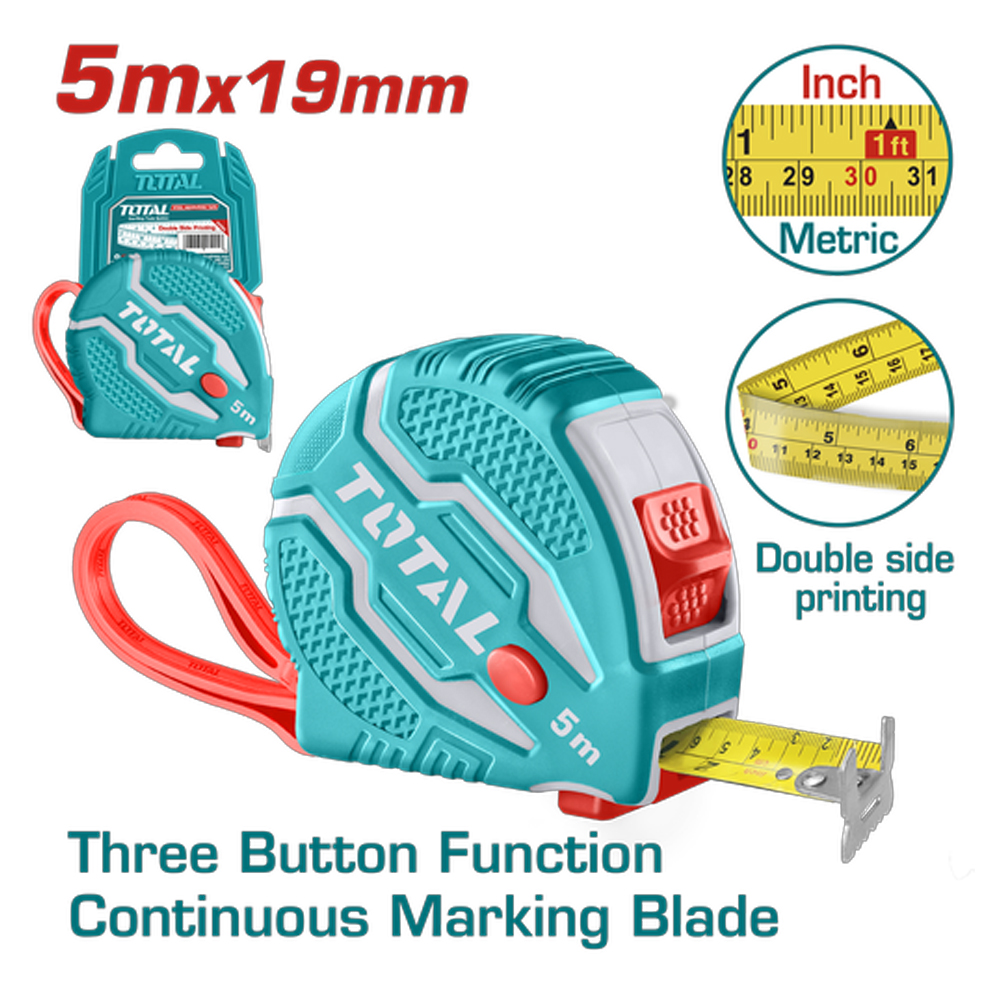 METRO 5 MTS TRIPLE BOTON TOTAL (TMT126051 )