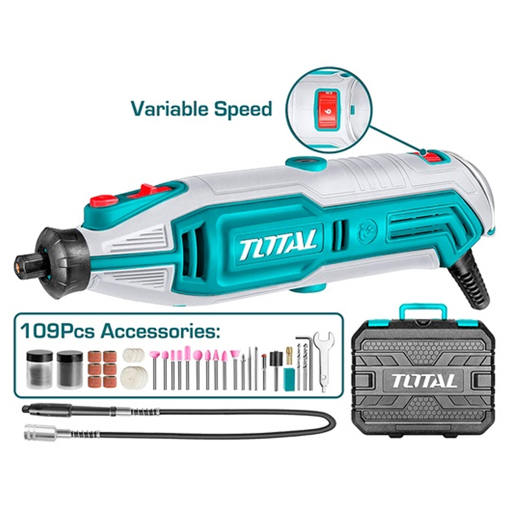 MOTO TOOL MINI 130W V/VARIABLE  INCLUYE 109 PZS TOTAL (UTG513326)