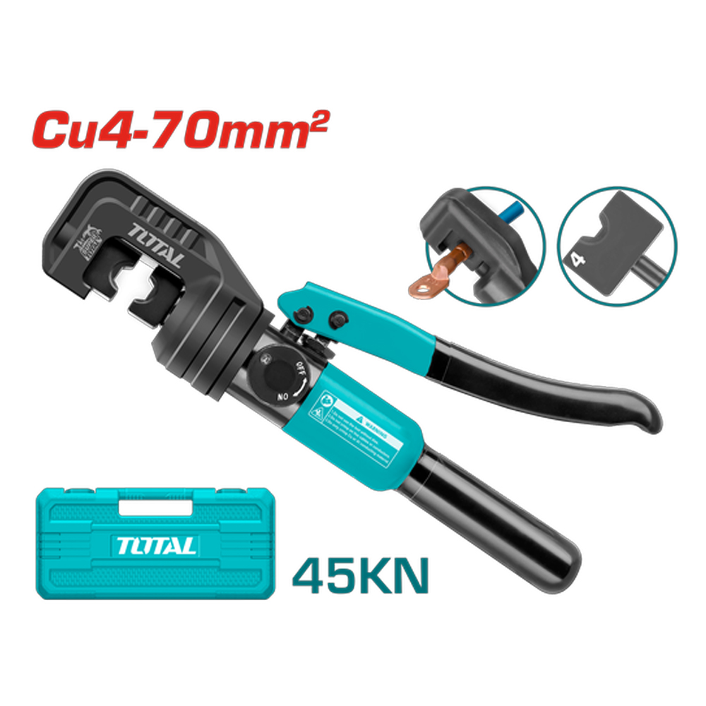 PONCHADORA HIDRAULICA CU4-70MM2 45KN TOTAL (THCT070)