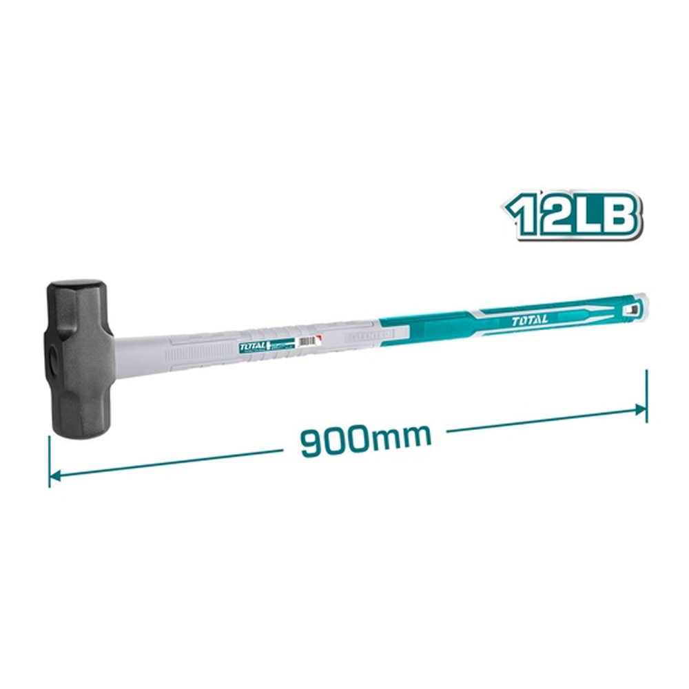 PORRA 12 LB HIERRO MANGO FIBRA DE VIDRIO TOTAL (THT750516)
