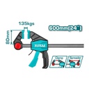 PRENSA SARGENTO DE BARRA 80X600 MM 24 INDUSTRIAL TOTAL (THT1346802)