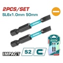 PUNTAS TALADRO IMANTADA 50MM (-) (-) JUEGO X 2 PZS INDUSTRIAL SUPER TOTAL (TACIM71SL650)