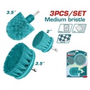 SET DE CEPILLO PARA TALADRO  JUEGO X 3 PCZ INDUSTRIAL SUPER TOTAL (TACM3001)
