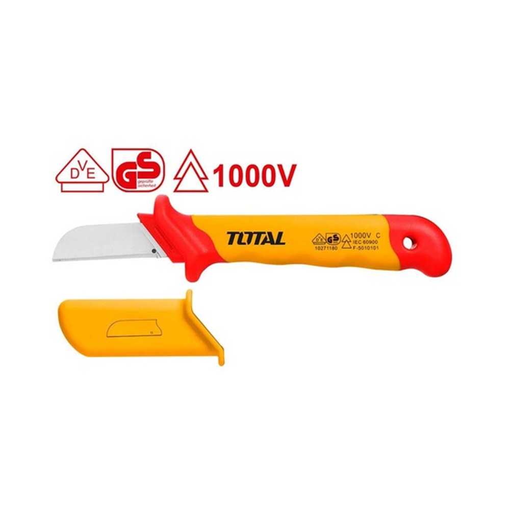 CUCHILLO PELACABLE 180MM AISLADO RECTO INDUSTRIAL TOTAL (THICK1801)