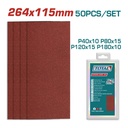 JUEGO DE HOJAS DE LIJA DE PALMA X 50 PZS (264X115MM)  TOTAL (TAC749261151)