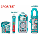 KIT MEDIDOR DE CORRIENTE DIGITAL INCLUYE PROBADOR - TESTER - TOTAL (TOS23068)