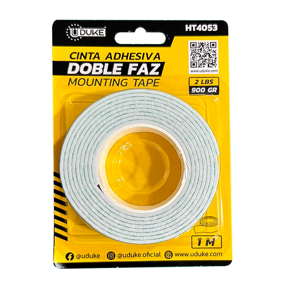 CINTA DOBLE FAZ 18MM X1M UDUKE (HT4053)