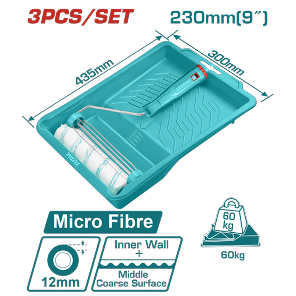 BANDEJA DE PINTAR CON RODILLO 9" SUPER SELECT TOTAL (THT811230912)