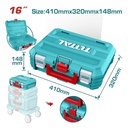 CAJA HERRAMIENTAS 16" APILABLE SUPER TOTAL (TPBXS101)