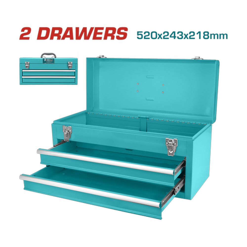 CAJA HERRAMIENTAS 520X243X218MM METALICA INDUSTRIAL SUPER TOTAL  (THPTC202)