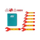 JUEGO LLAVE MIXTA AISLADO X 7PCS INDUSTRIAL TOTAL  (THKISPA0701)