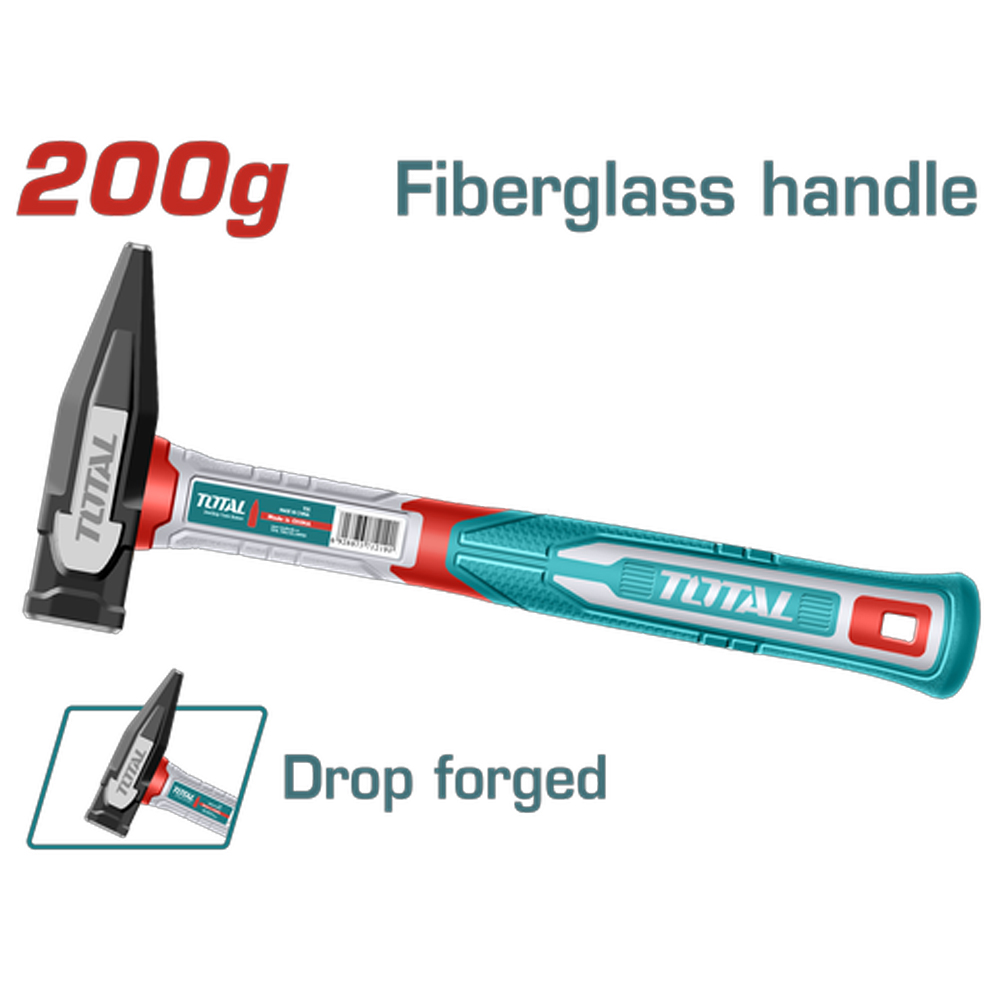 MARTILLO LATONERO 200G DE FIBRA DE VIDRIO TOTAL (THMH62200)