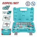 RACHE CON COPAS 3/8" X 22 PZS INDUSTRIAL SUPER TOTAL (THT381221)