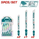 SET DE SEGUETA SIERRA SABLE X 5  PCS (TAC51051)