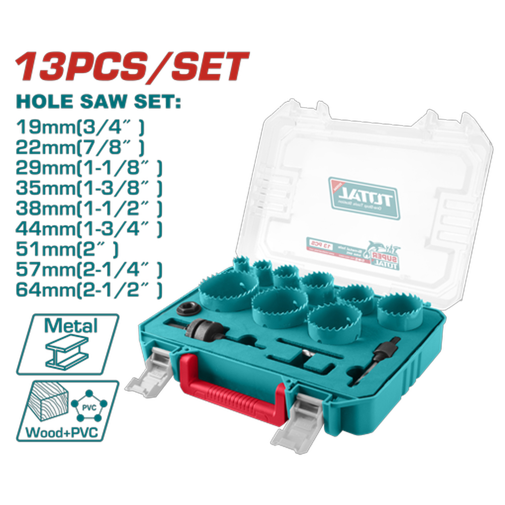 SIERRA COPA BIMETAL JUEGO X 13PCS TOTAL (TACSH0132)