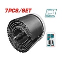 SIERRA COPA PARA MADERA JUEGO X 7 PIEZAS SUPER SELECT TOTAL (TACSH3071)