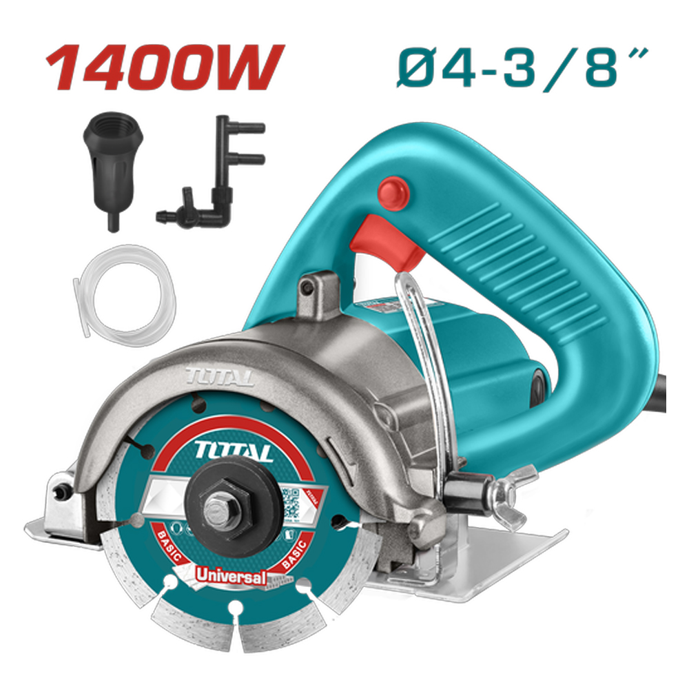 SIERRA CORTADORA DE MARMOL 1400W  3/8" INDUSTRIAL SUPER TOTAL  (UTS3141102)