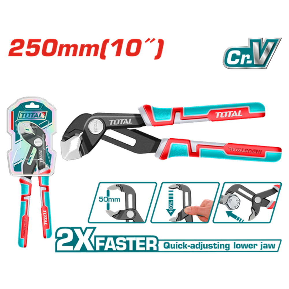 ALICATE EXPANSIVO 10" PICO DE LORO INDUSTRIAL TOTAL (THT381006)