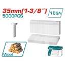 CLAVO 35MM PARA CLAVADORA NEUMATICA 5000 PZS TOTAL (TAC918351)