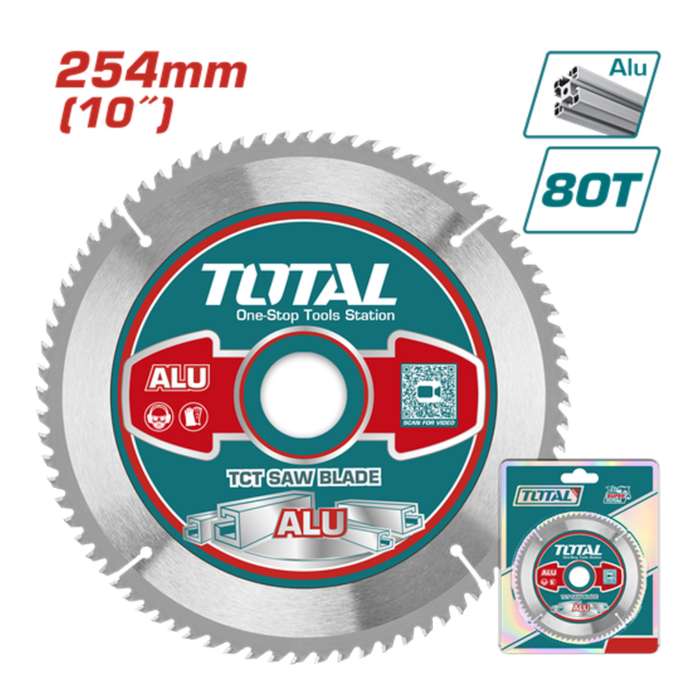 DISCO DE CORTE ALUMINIO 10 PARA INGLETEADORA (TS42182551- TS42182552) INDUSTRIAL SUPER TOTAL (TAC233728)