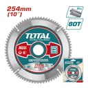 DISCO DE CORTE ALUMINIO 10 PARA INGLETEADORA (TS42182551- TS42182552) INDUSTRIAL SUPER TOTAL (TAC233728)