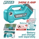 ELECTROBOMBA INALAMBRICA 20V 0.4HP 340W 48L/MIN  3/4'' BATERIA Y CARGADOR SE VENDEN POR SEPARADO  SUPER TOTAL (TTPLI2001)