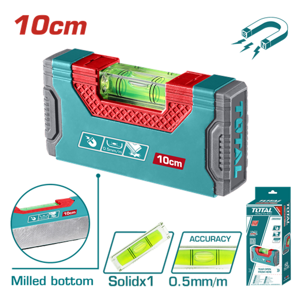 NIVEL 10 CM  IMANTADO INDUSTRIAL SUPER TOTAL (TMT205101)