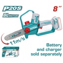 SIERRA MINI INALAMBRICA 8"  20V CARGADOR SE VENDEN POR SEPARADO  INDUSTRIAL  SUPER TOTAL (TGSLI2088)