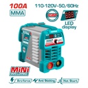 SOLDADOR INVERSOR DIGITAL 100A (MMA) 110-120V  SUPER TOTAL (UTW210049)