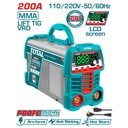SOLDADOR INVERSOR DIGITAL 200A (MMA-LIFT TIG-VRD) 110-220V INDUSTRIAL SUPER TOTAL (UTW2200691)