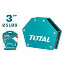 SUJETADOR MAGNETICO 3 25LBS 5 POSICIONES PARA SOLDAR TOTAL (TAMWH25036)