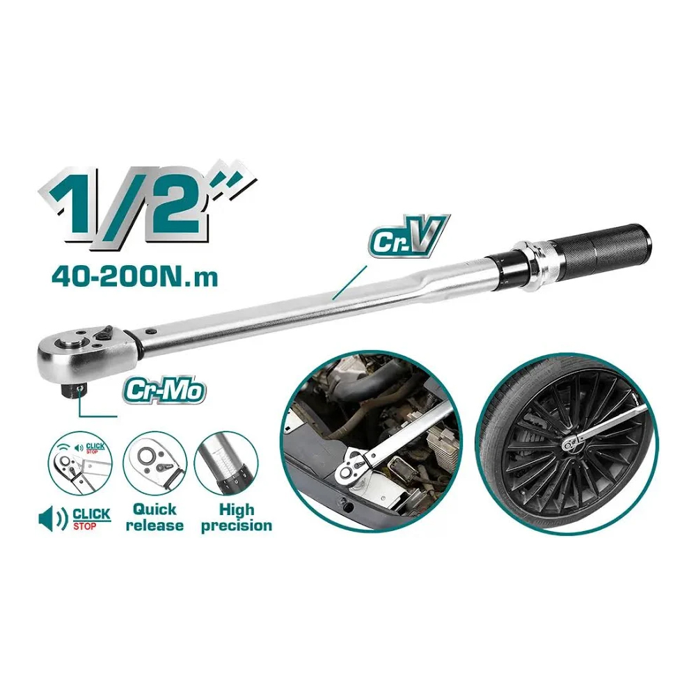 TORQUIMETRO 1/2 INDUSTRIAL TOTAL (THPTW200N2)