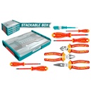 JUEGO DE HERRAMIENTAS AISLADAS 9PZS INDUSTRIAL TOTAL (THKTV02H091)