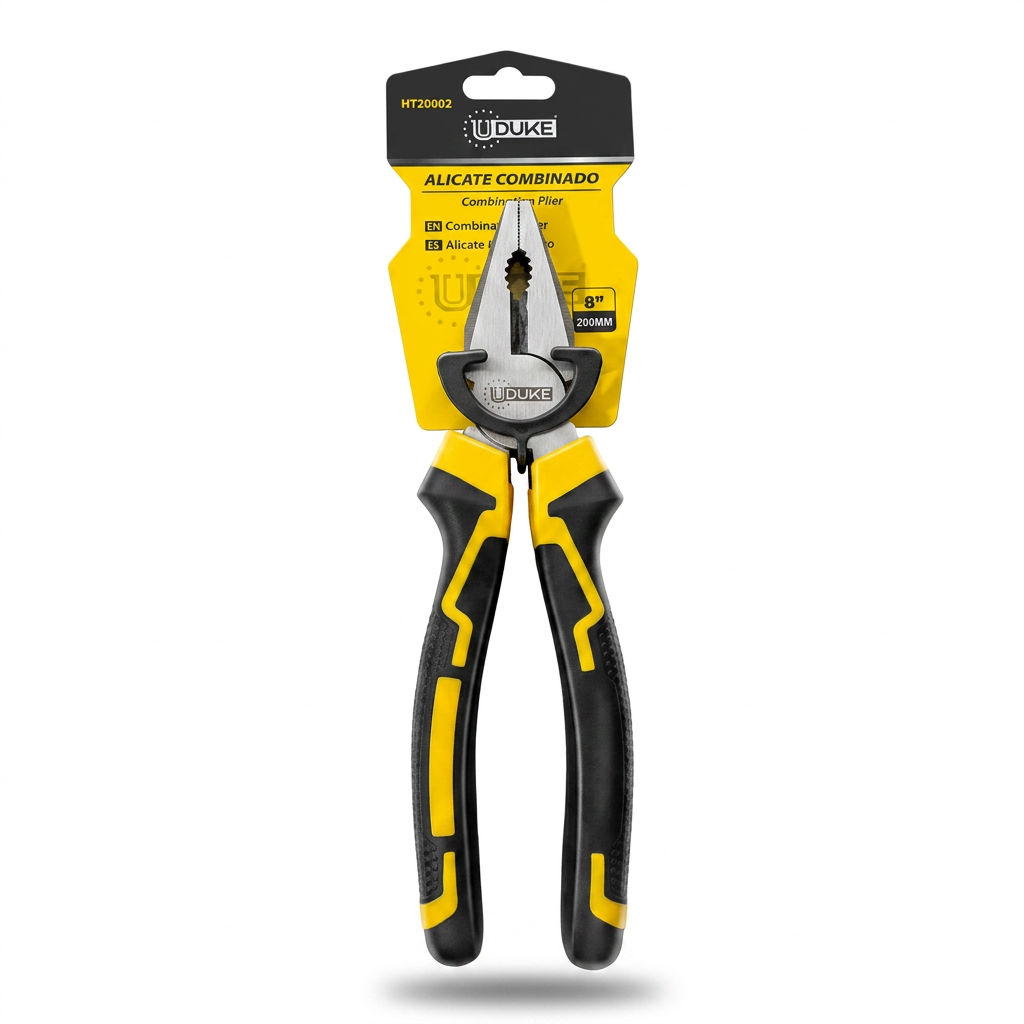 ALICATE PROFESIONAL UDUKE AMARILLO-NEGRO  8 (HT20002)