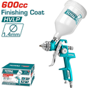 AEROGRAFO 600CC INDUSTRIAL VASO PLASTICO BAJA PRESION TOTAL (TAT10601)