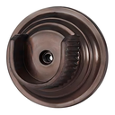 ACCESORIO CORTINERO PLAFON CAFE EN U (ABIERTO) 1 PAQ X 2 UDUKE