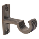 ACCESORIO CORTINERO SOPORTE MURO DOBLE CAFE DE 1 PAQ X 2 UDUKE