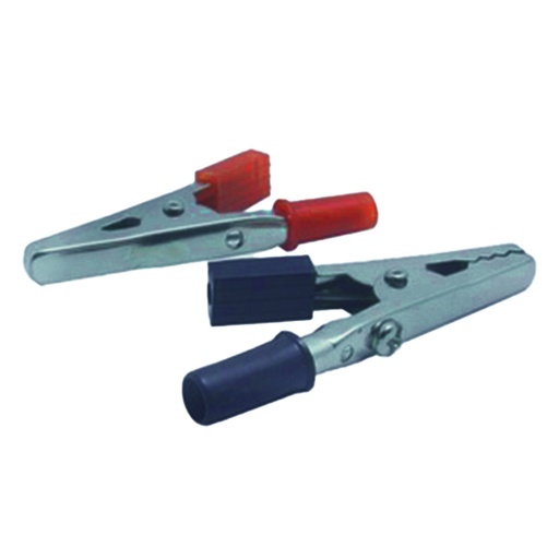 CAIMAN FORRADO PEQUEÑO CON TORNILLO PQTX 4 UDUKE (2 NEGRO, 2 ROJO)