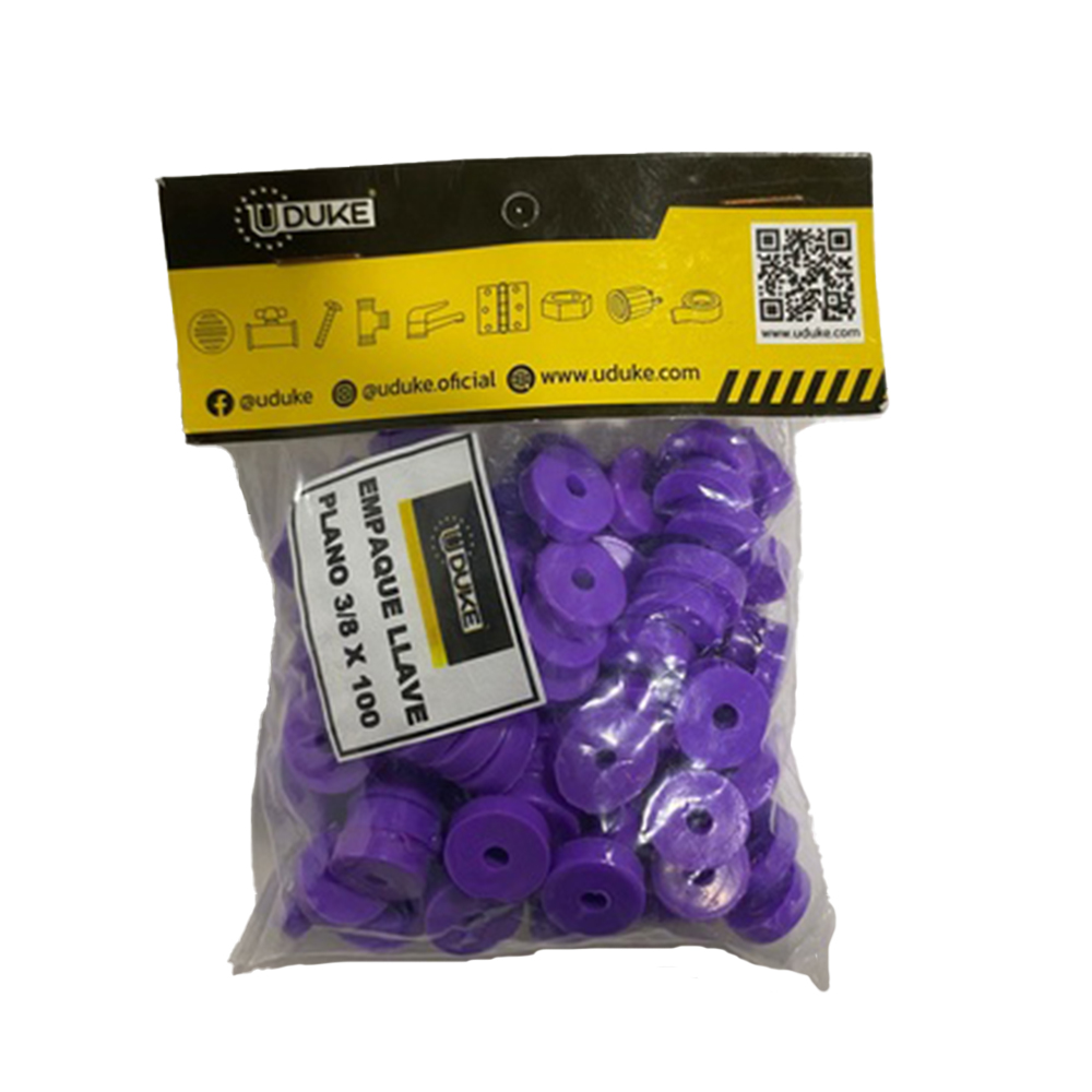 EMPAQUE ECONOMICO GRIFO SILICONADO LILA PQTX5 UDUKE