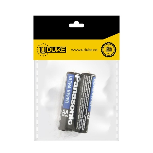 PILA SENCILLA AA PQT X 2 UNDS UDUKE