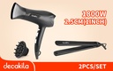 COMBO  DE PLANCHA  Y SECADOR  120V DECAKILA (KUHS041B)