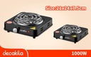 ESTUFA ELECTRICA PORTATIL 1 PUESTO 120V 1000W (21X24X7.5CM)  DECAKILA (KUCC001B)