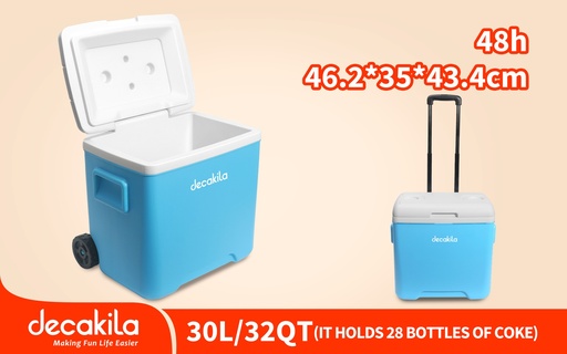HIELERA 30L (46.2X35X43.4CM) DECAKILA (KMFG025L)