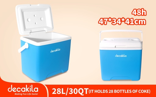 HIELERA 28L (47X34X41CM) DECAKILA (KMFG021L)