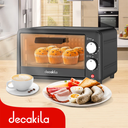 HORNO TOSTADOR CAPACIDAD 10L CONTROL DE TEMPERATURA 230 °C 120V DECAKILA (KUEV022B)