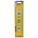 NIVEL TORPEDO 9" BORDE ALUMINIO COLORES IMANTADO (HT30221)