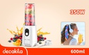 LICUADORA PORTATIL 600 ML RECARGABLE INCUYE VASO DECAKILA (KUJB068T)